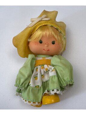 1979 American Greetings Strawberry Shortcake Doll Lemon Meringue Hat Cute!